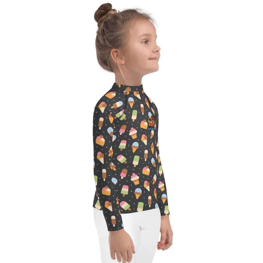 Wild Ice Cream Kids Rash Guard product image (6)