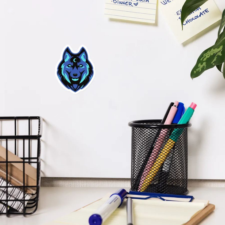 Wolf Die-Cut Magnets product image (12)