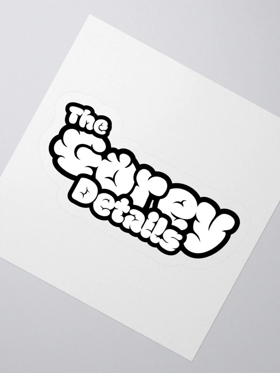 Gorey Details B+W - Kiss Cut Stickers product image (6)