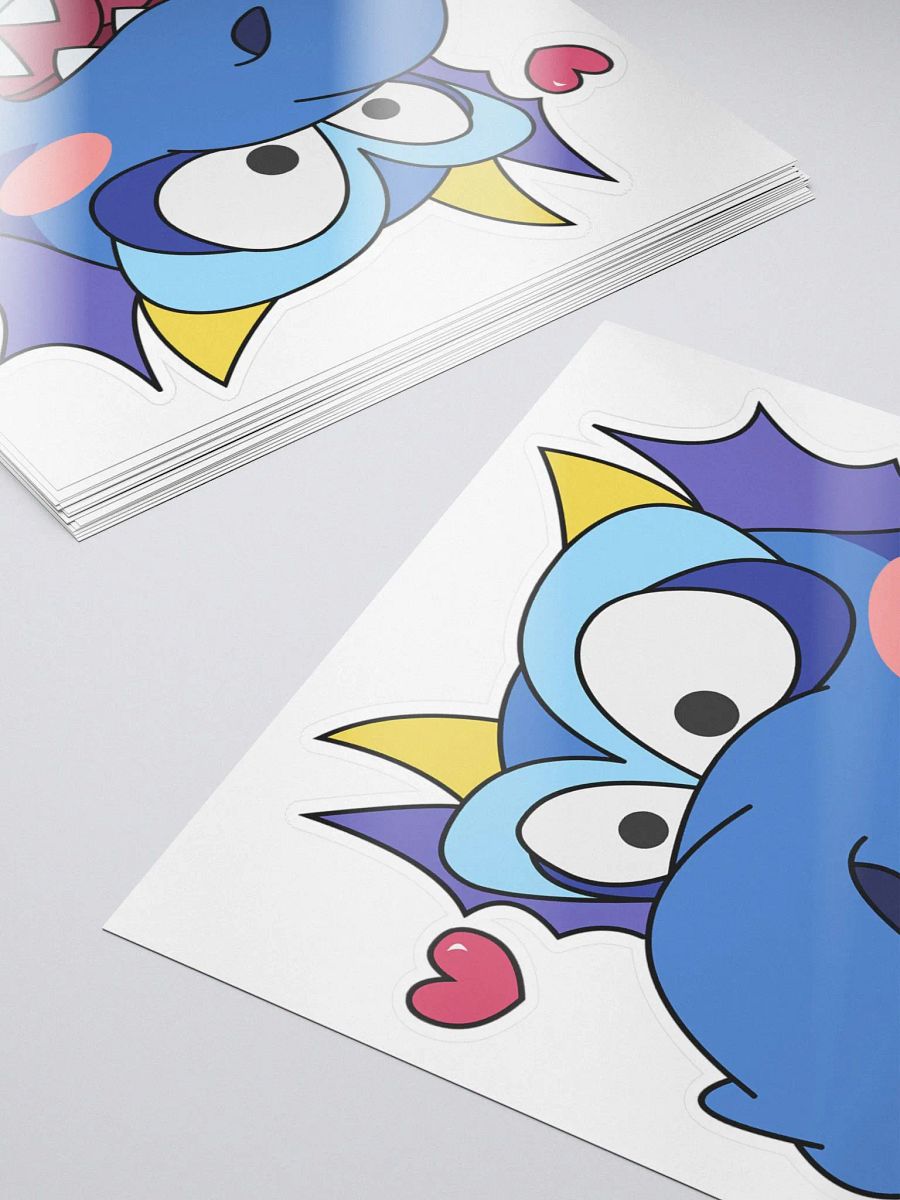 Love Dragon Blue Sticker product image (5)