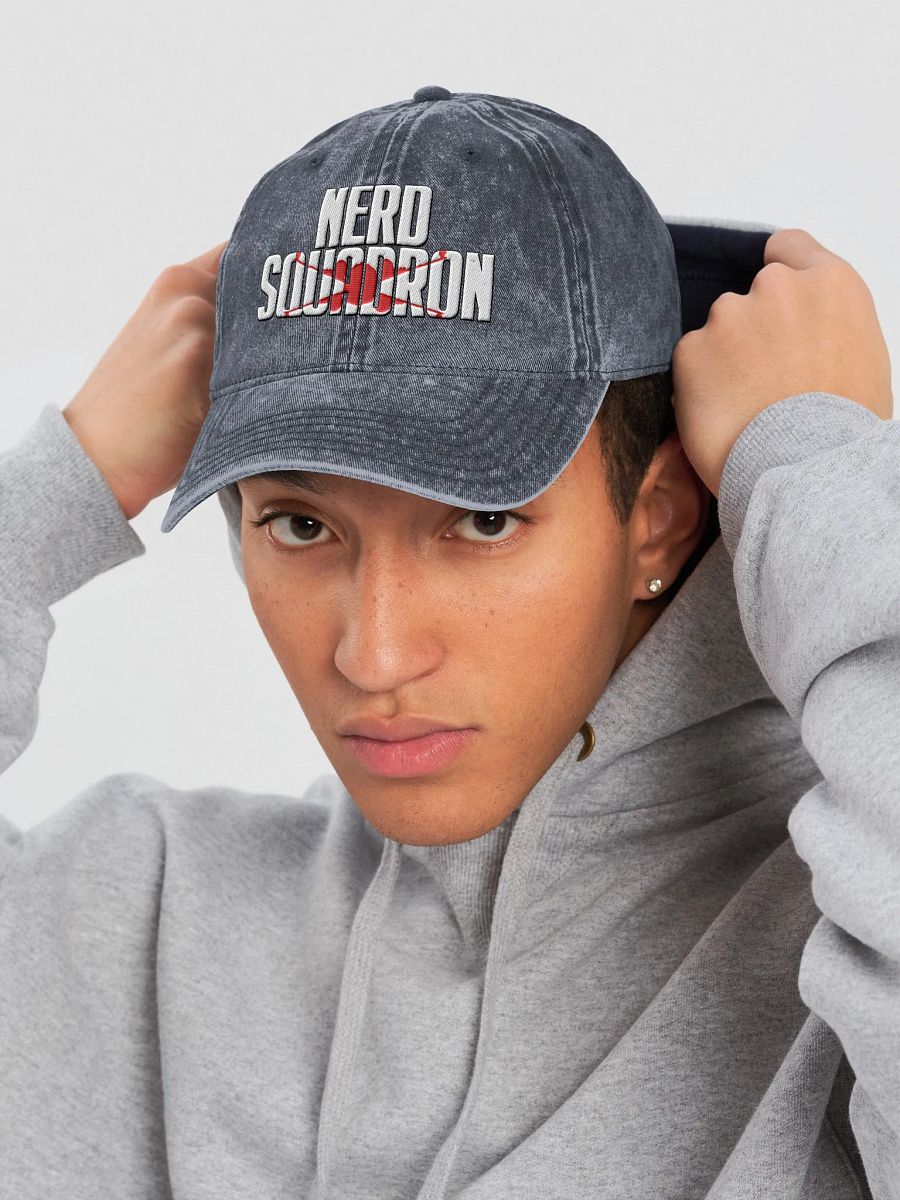 Nerd Squadron Vintage Wash Dad Hat product image (17)