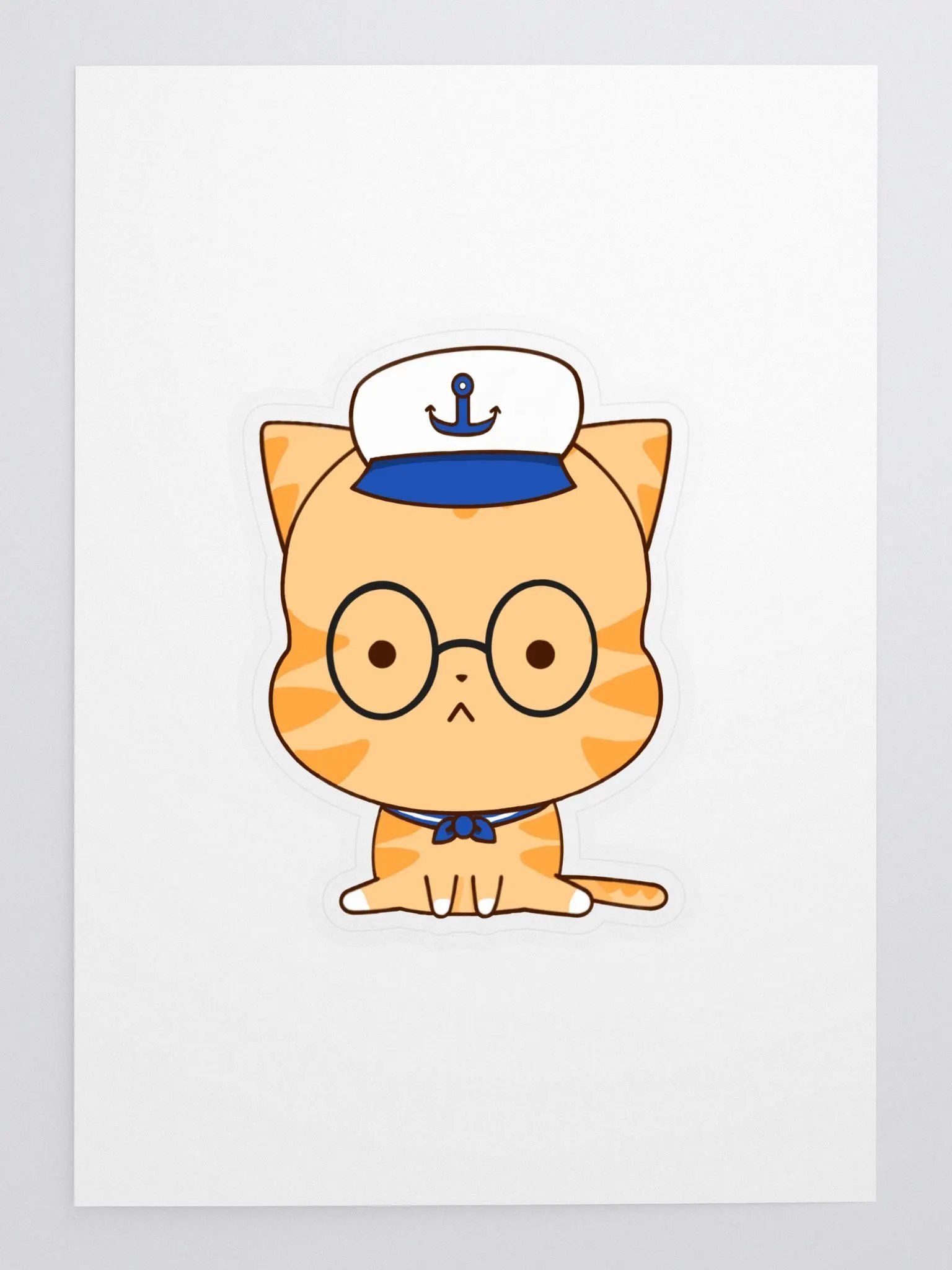 Captain Whiskers: The Nautical Qutie Cat Sticker product image (3)