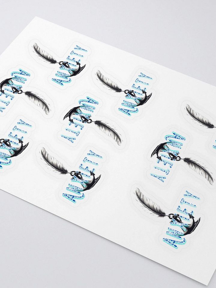 Anxiety Kiss Cut Sticker Sheet product image (2)