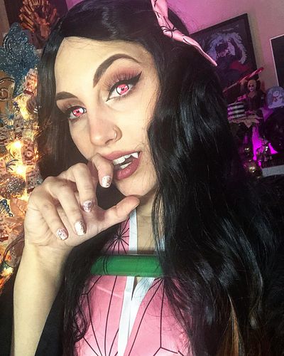 Demons were once human too! 💕

Cosplaying as Nezuko was so much fun! Easily one of the simplest but most adorable cosplays I ...