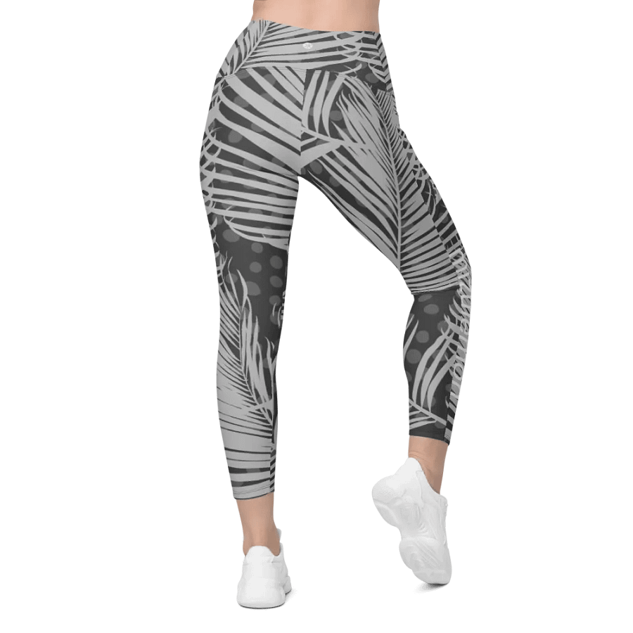 Mizulemon w/ Front Pocket - Palm Frond Grey product image (2)