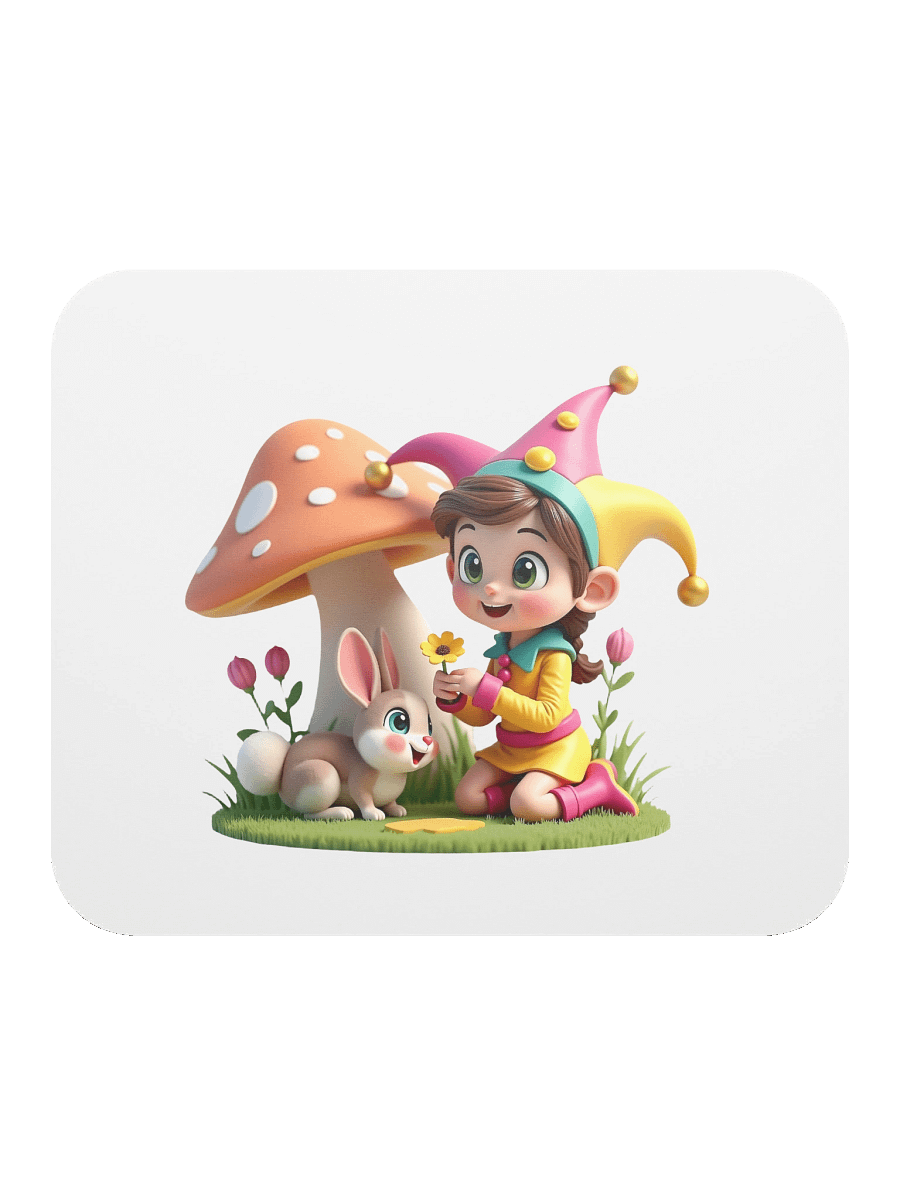 🐰 JessyJesty Bunny Classic Mouse Pad – Whimsical Joy for Your Workspace product image (2)