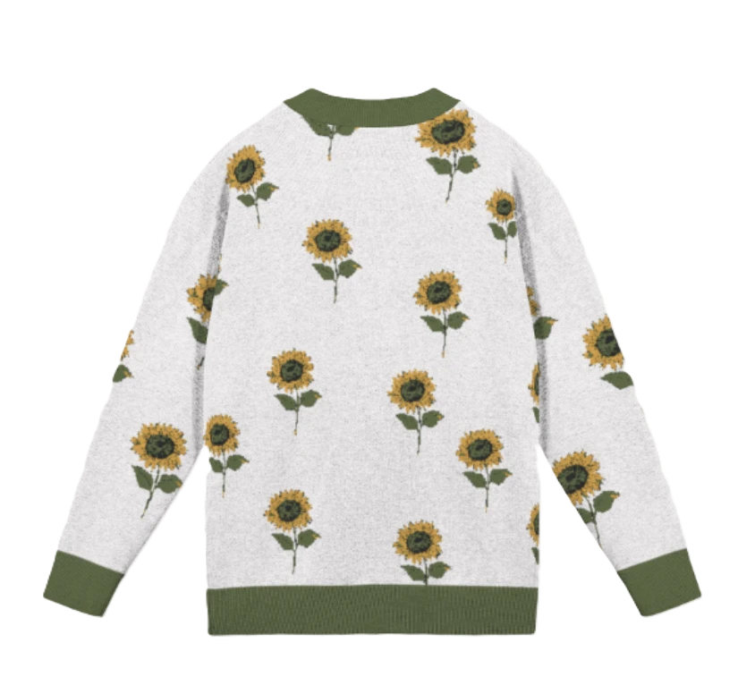 Knitted Sunflower Cardi | Knitted Fashion Apparel product image (2)