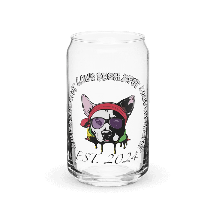 Lou's Sesh Spot Can-Shaped Glass product image (2)