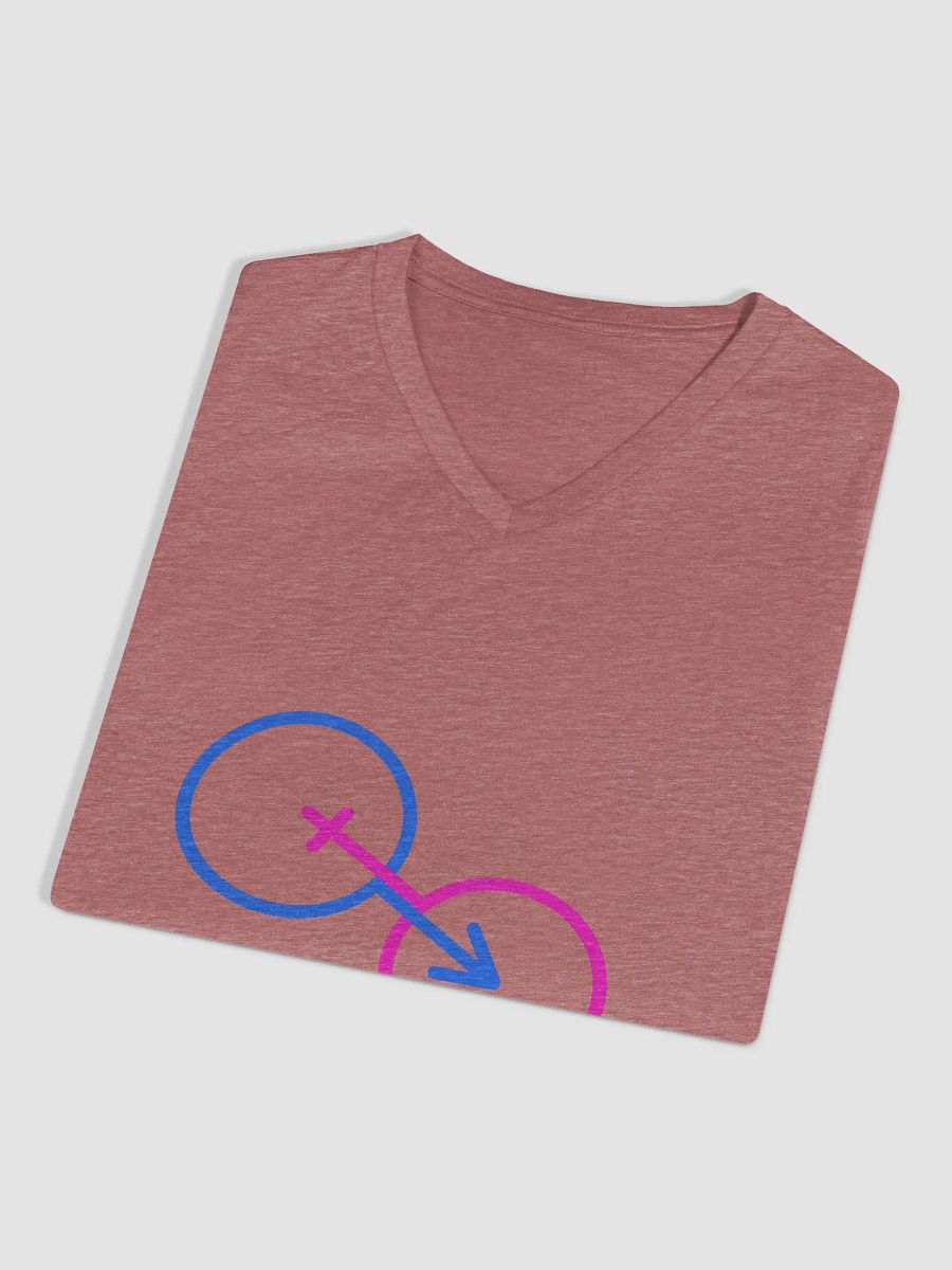 Traditional Gender Symbols V-Neck Tee product image (7)