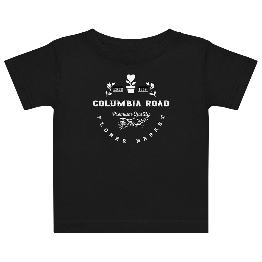Columbia Road Market Baby T-Shirt (Black) product image (1)