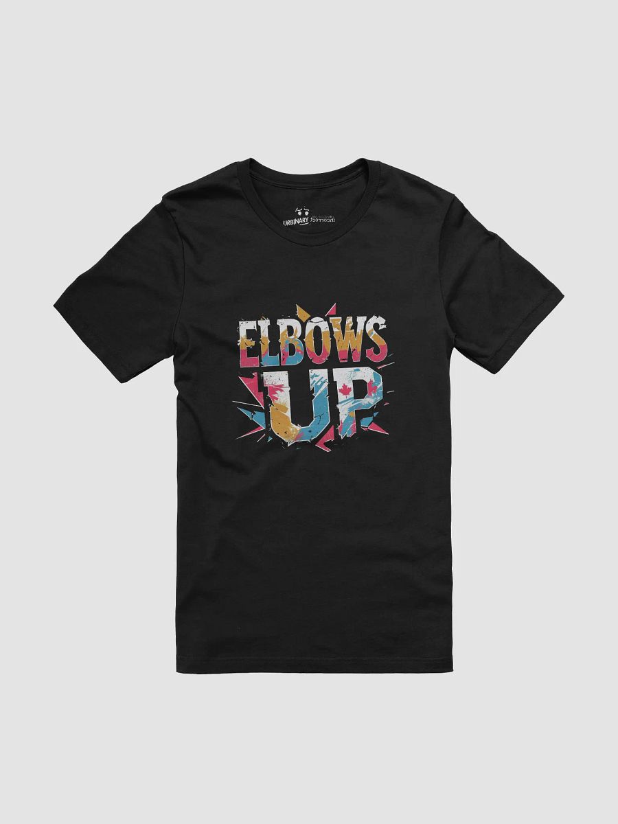 Proudly Canuck | ELBOWS UP | Distressed Political Streetwear Tee product image (1)
