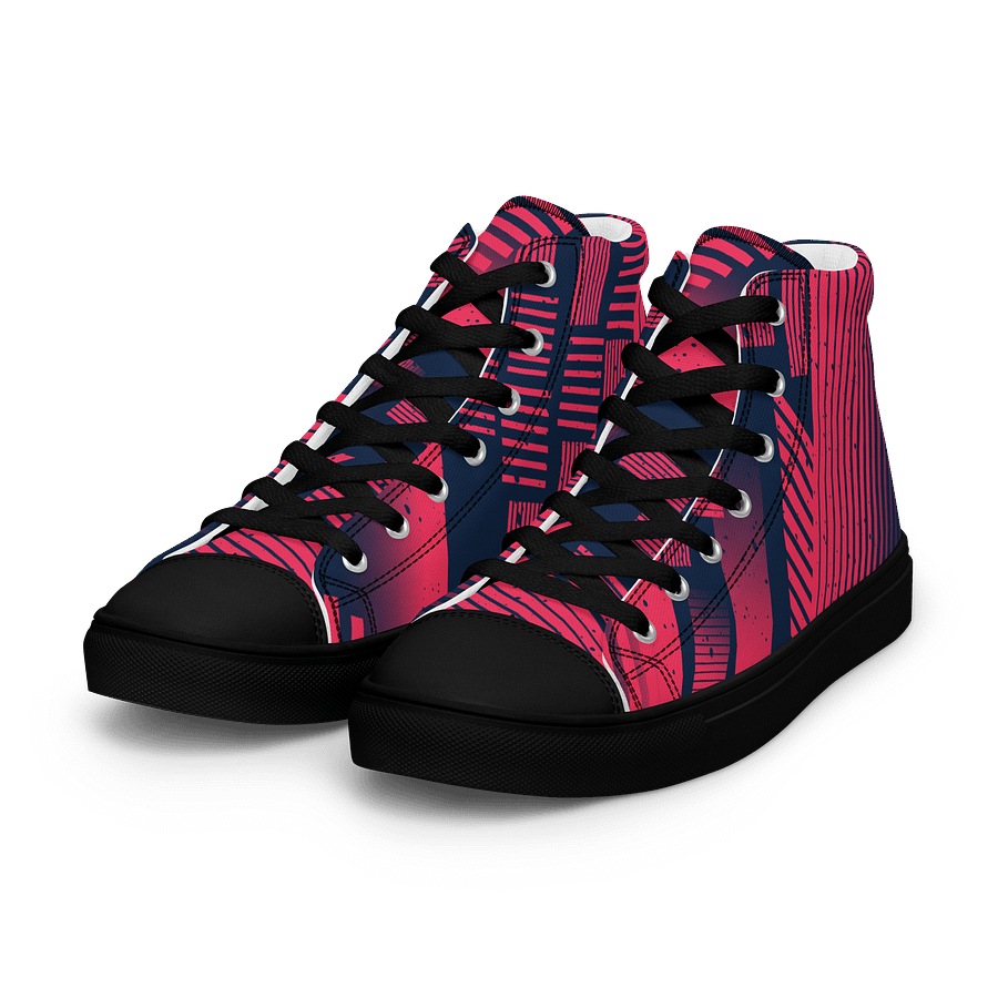 Red Stripes | Men's High Top Sneaker product image (8)