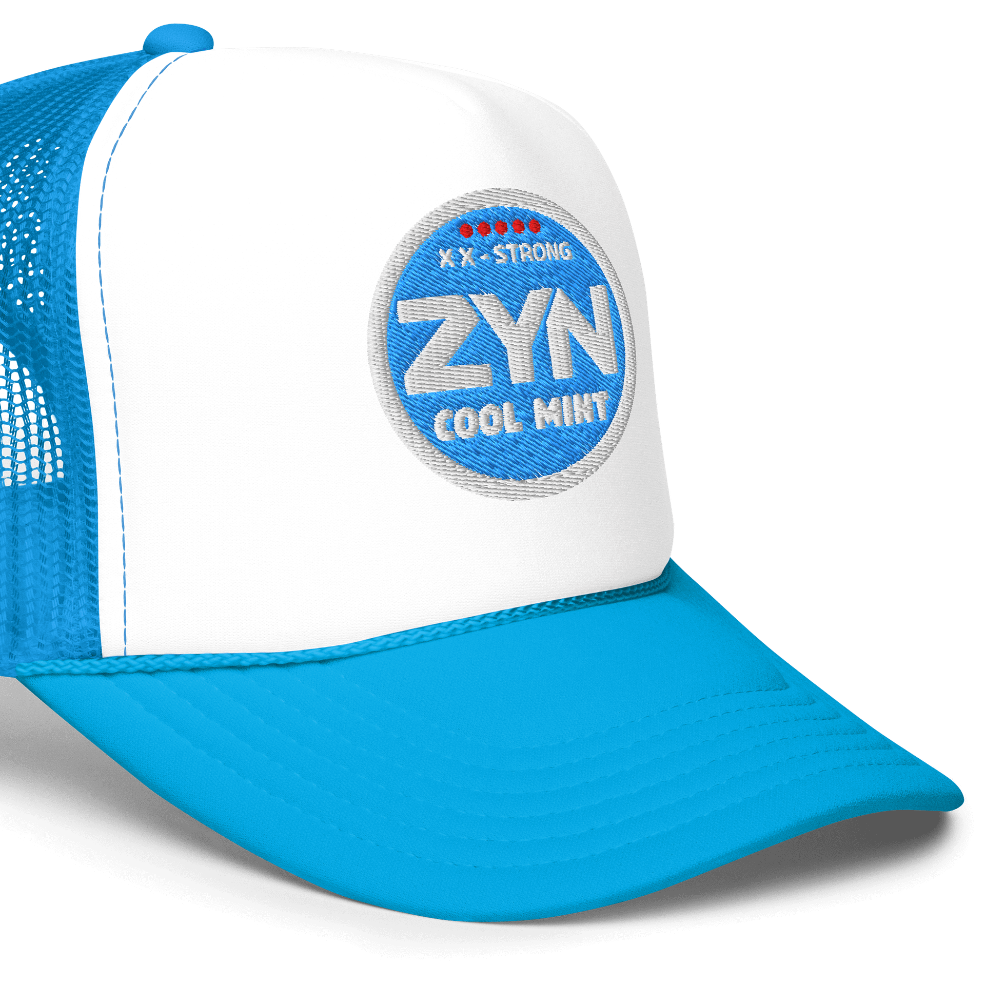 XX-STRONG ZYN COOL MINT Foam Trucker Hat product image (17)