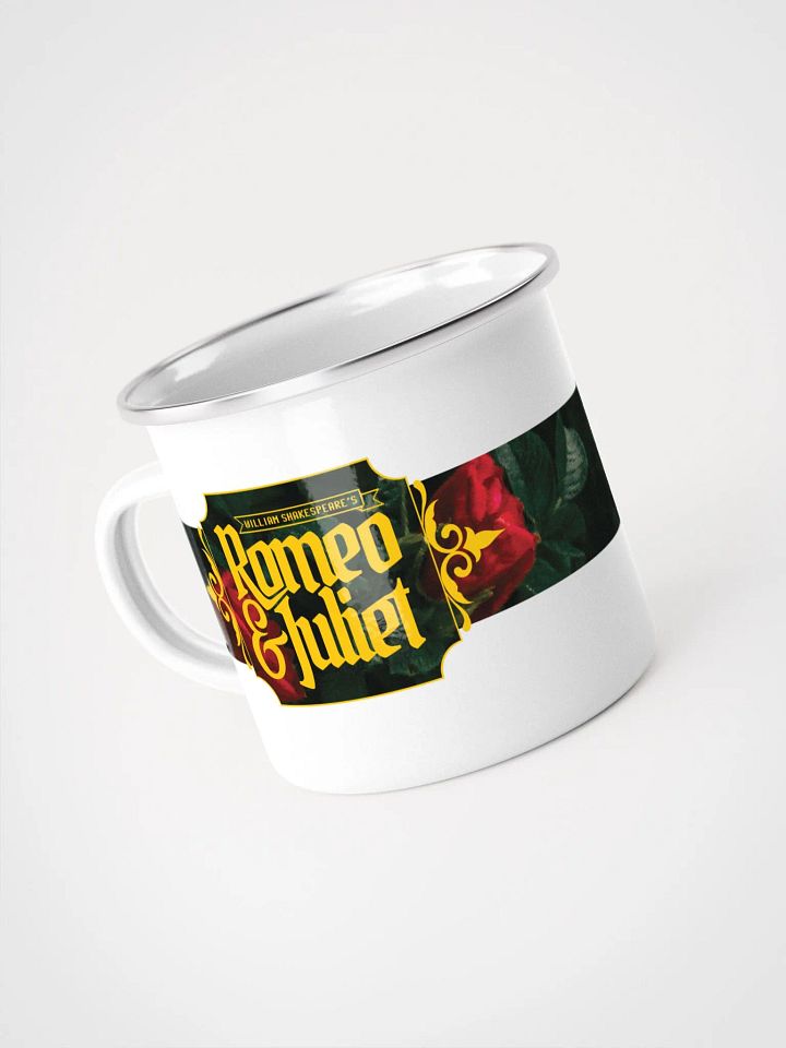 R&J Logo and Rose Banner Enamel Mug product image (1)
