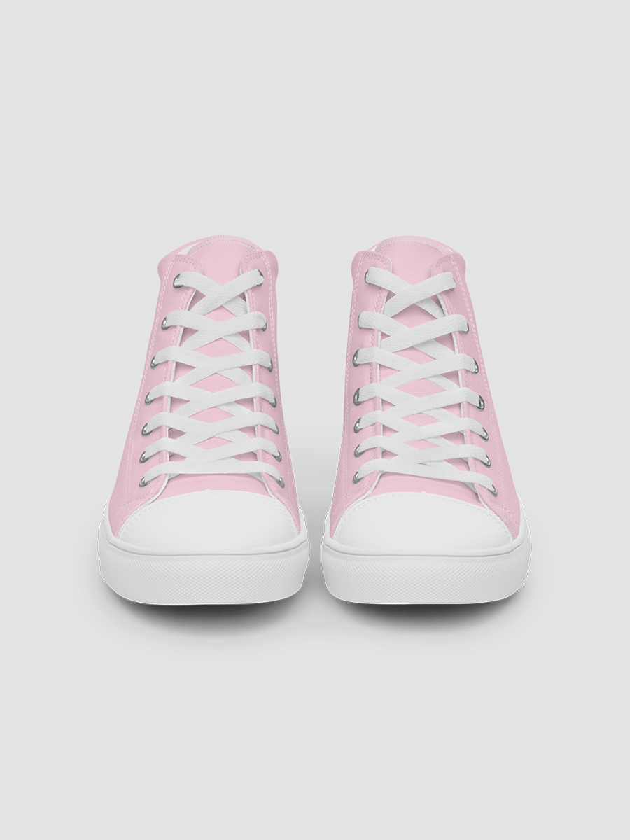 Pink Starbright The Band Women's High Top Canvas Shoes product image (4)