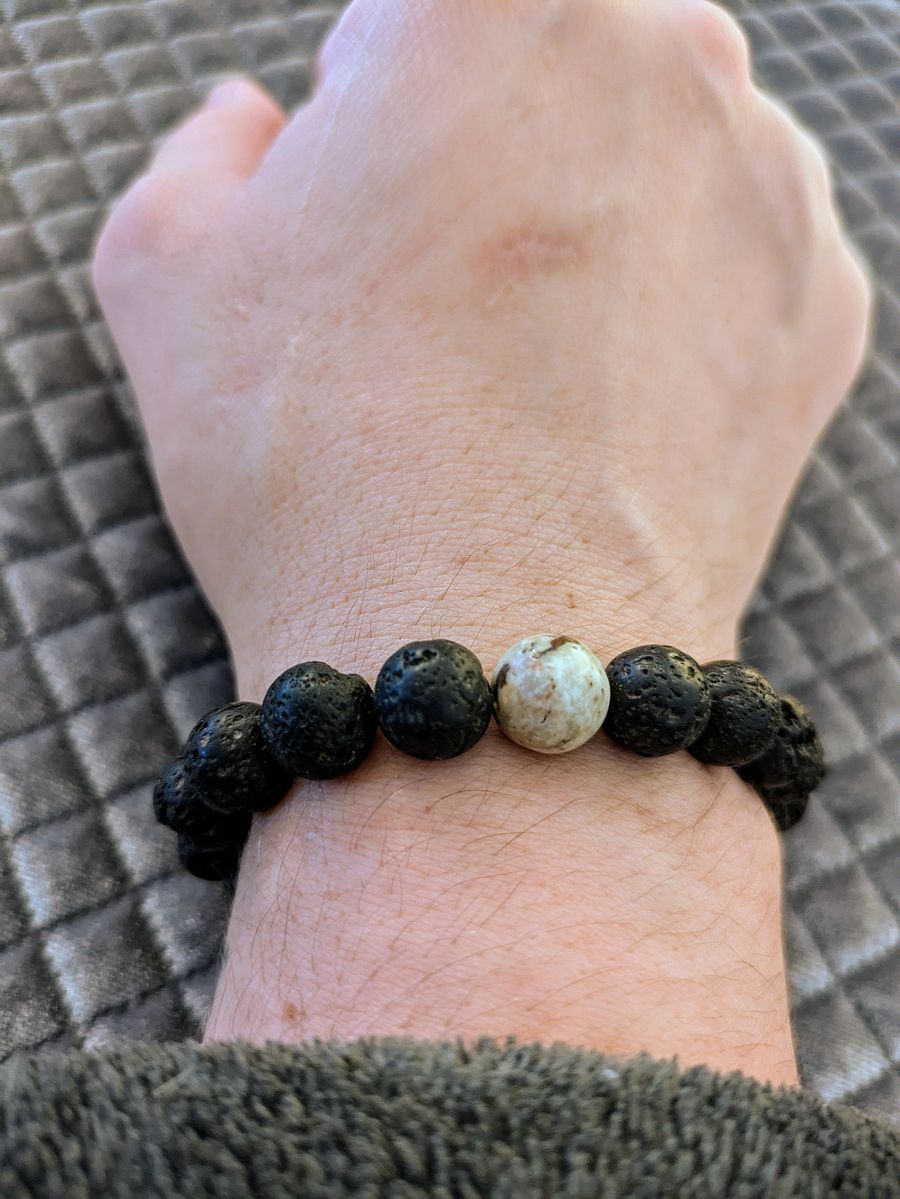 Lava Bead Oil Bracelet product image (2)