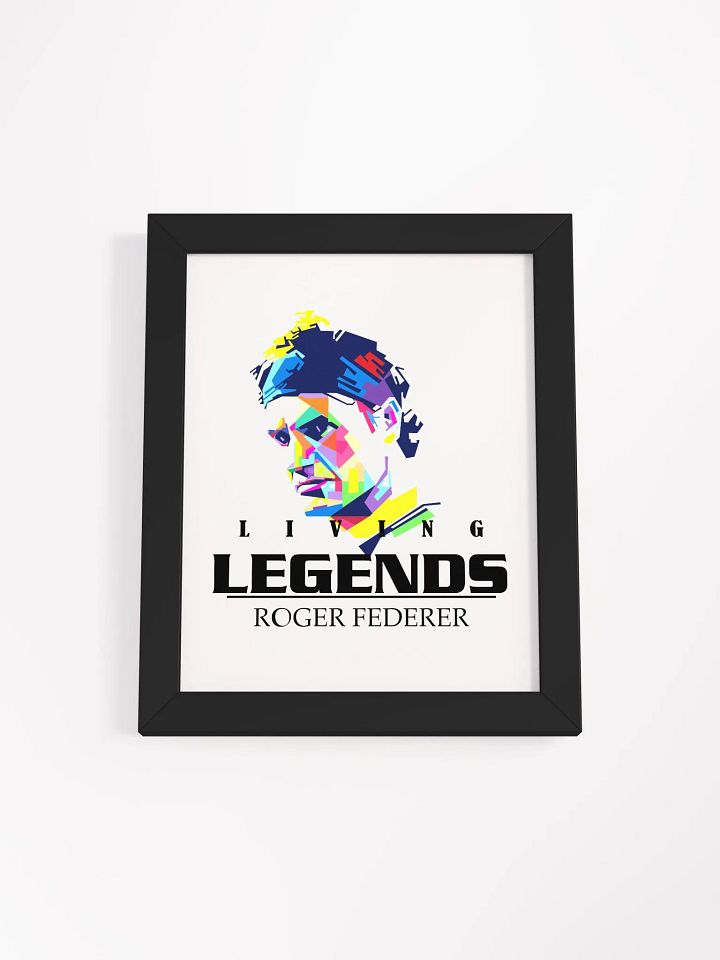 Roger Federrer Living Legend Framed Poster product image (5)