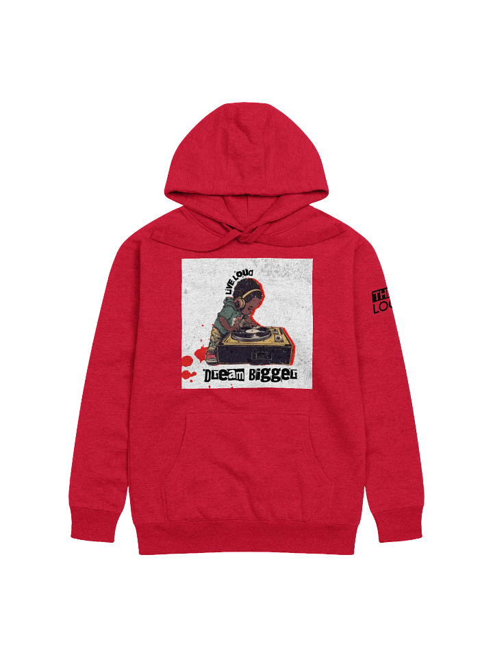 Gritty Block Apparel- Red Hoody- Dreamers product image (1)