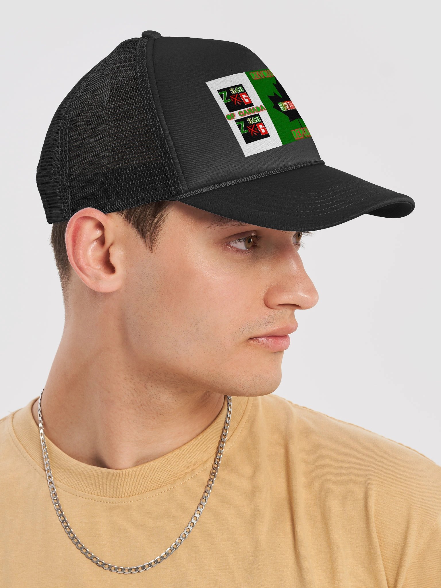 Zombfected Revolutionary Republic of Canada Flag Cap product image (6)