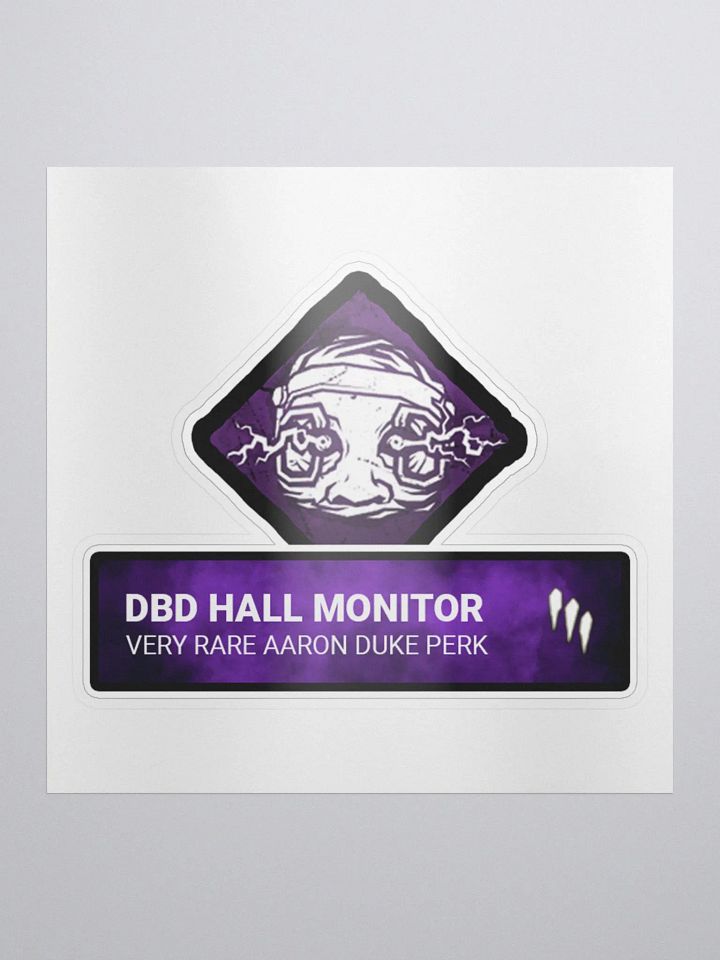 Hall Monitor Perk Sticker product image (1)