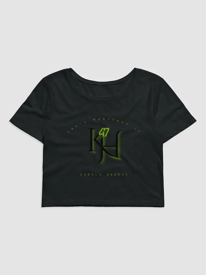 Glitchy Green K.H. Crop Tee product image (2)