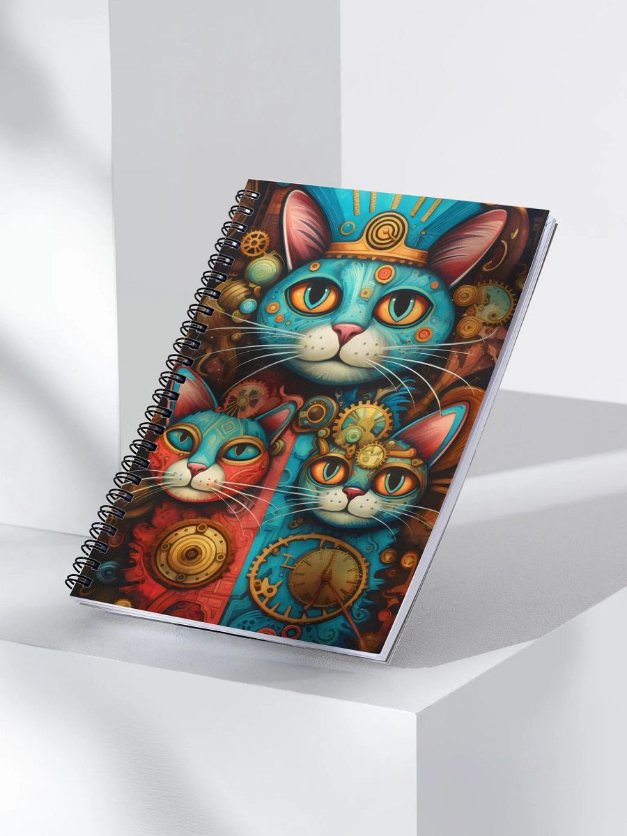 Steampunk Cats Spiral Notebook product image (3)