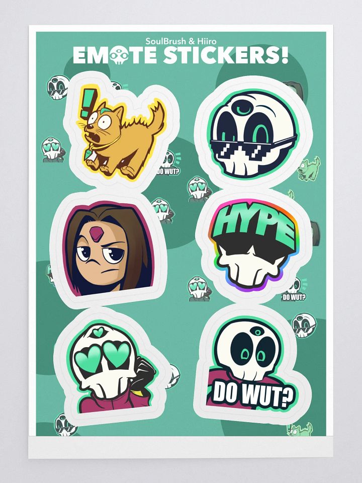 Emote Sticker Sheet product image (2)