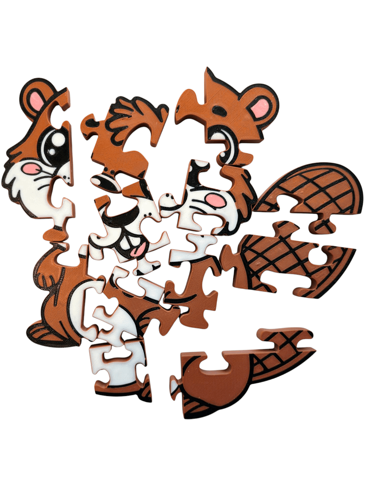 Beaver 3D Printed Puzzle – A Hands-On Interactive Experience! product image (2)