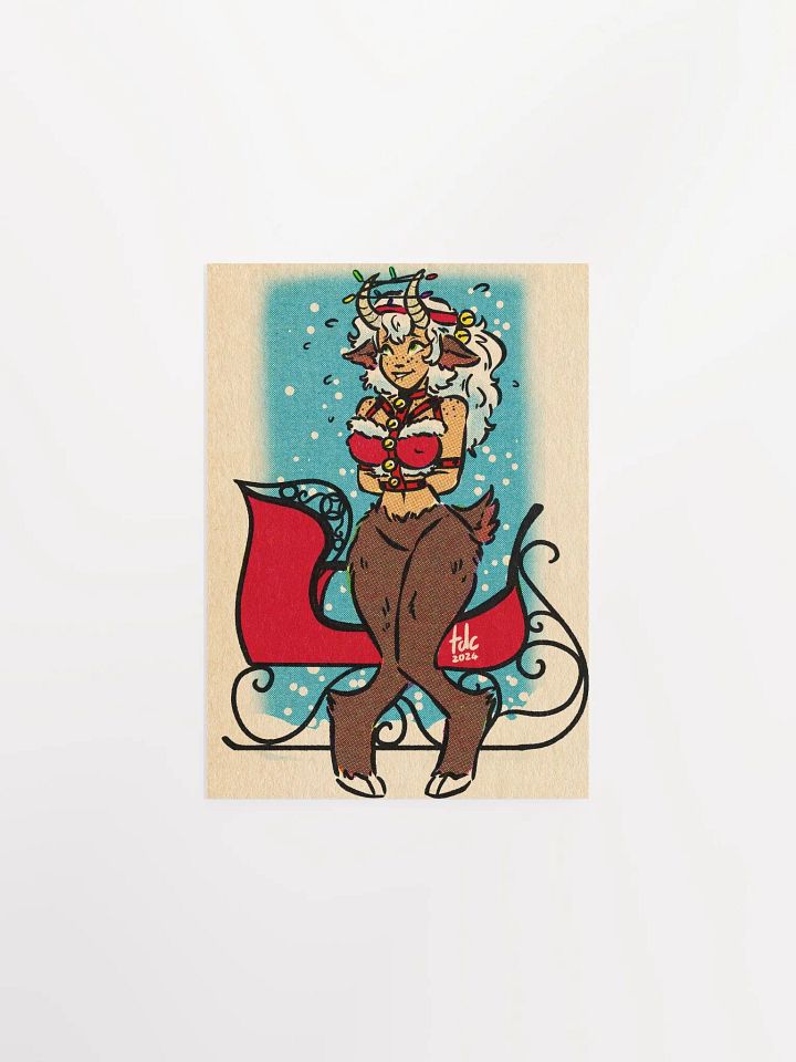 Trixie Getting Festive - DnD Print product image (1)