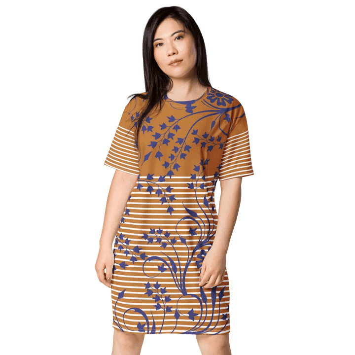 Floral Fusion T-Shirt Dress product image (1)