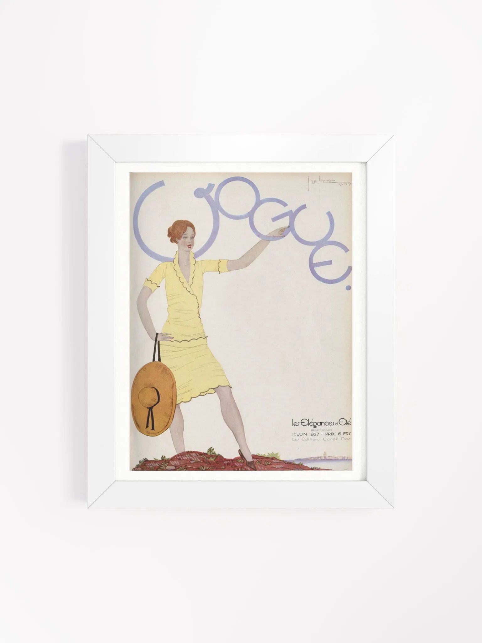 Vintage French Vogue Cover May, 1927 by Georges Lepape product image (20)