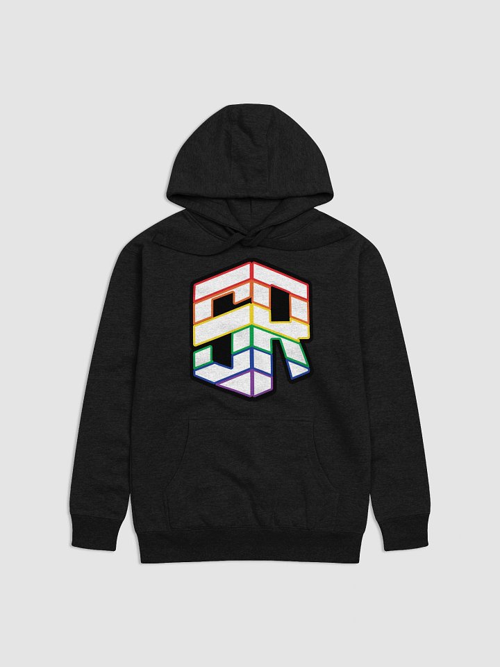 Rainbow Outline White Fill Hoodie product image (3)
