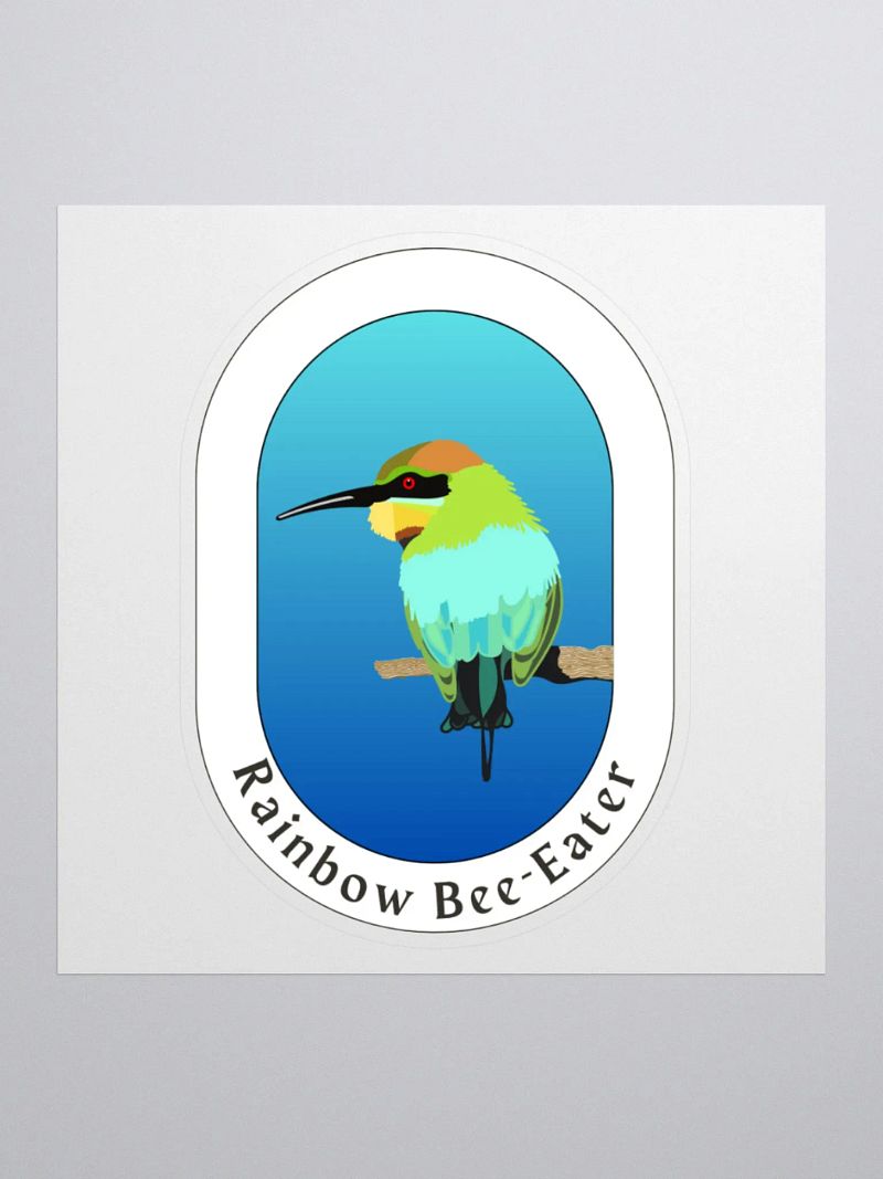 Rainbow Bee-Eater Kiss Cut Sticker