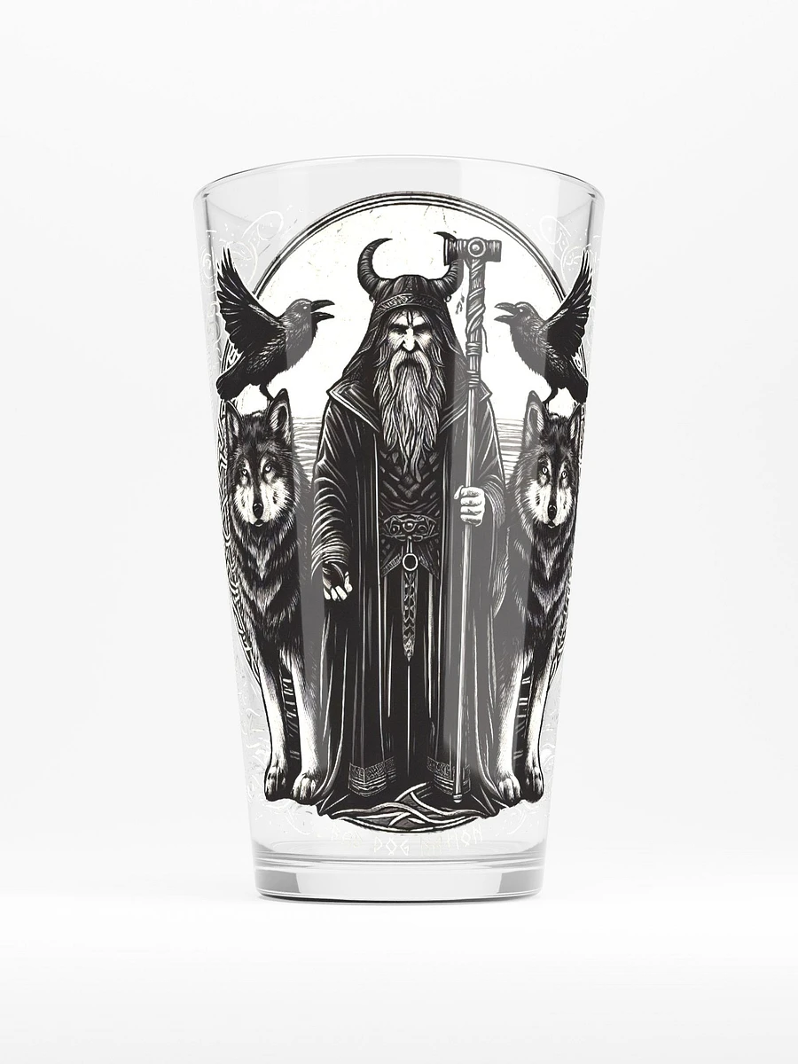 Odin's Wolves - 16oz Pint Glass product image (1)