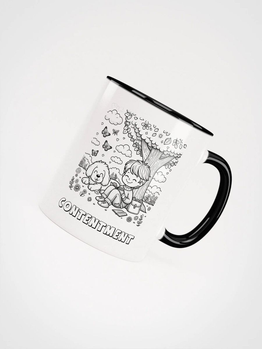 Contentment's Quiet Embrace Coloring Book Mug product image (4)