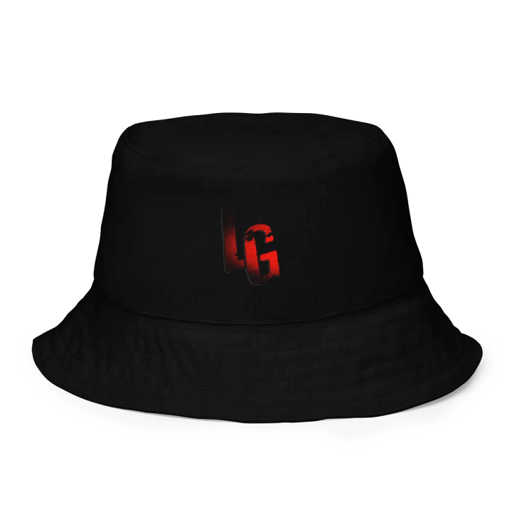 Reversible Black/Blood Paradise Bucket Hat product image (2)