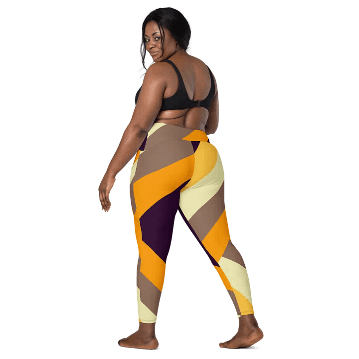 Sunset Stripes All-Over Leggings with Pockets product image (2)