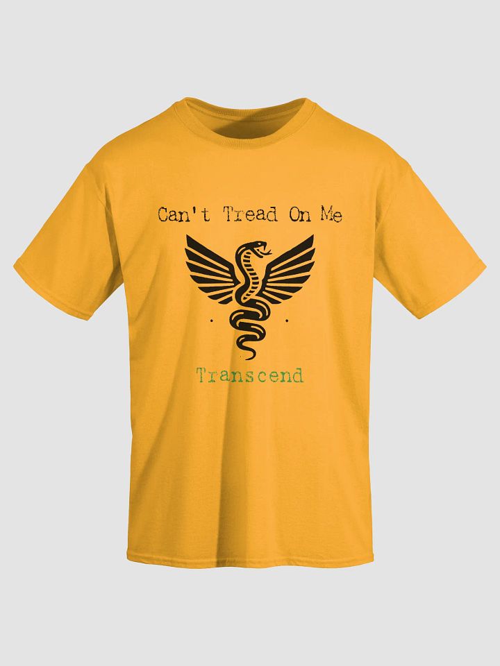 Can't Tread On Me Transcend (Black on Gold) Tee product image (1)
