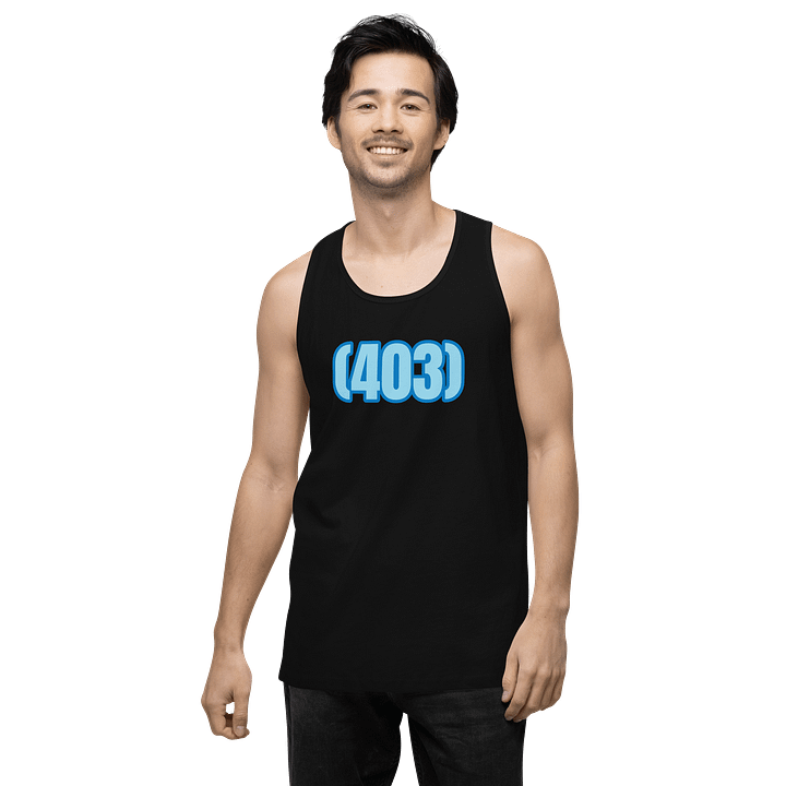 Bold Blue 403 Men's Tank Top-Area Code product image (2)