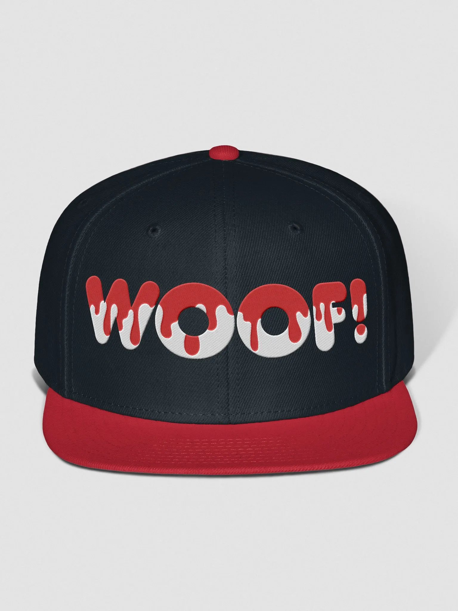Speak Hat - WOOF! - Red Drip product image (1)