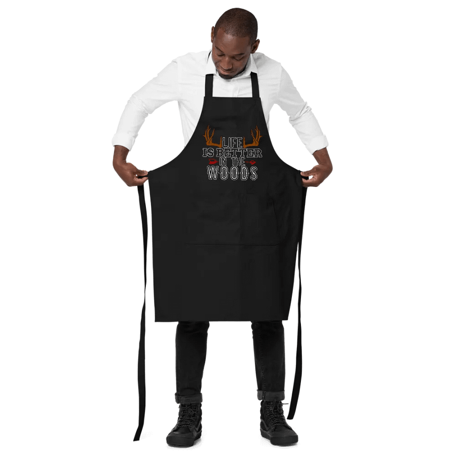 Life is Better in the Woods Organic Apron product image (5)