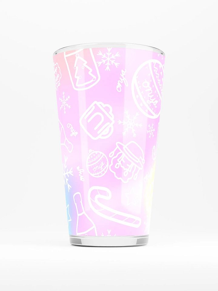 Limited Edition Christmas Tie Die Pint Glass product image (1)