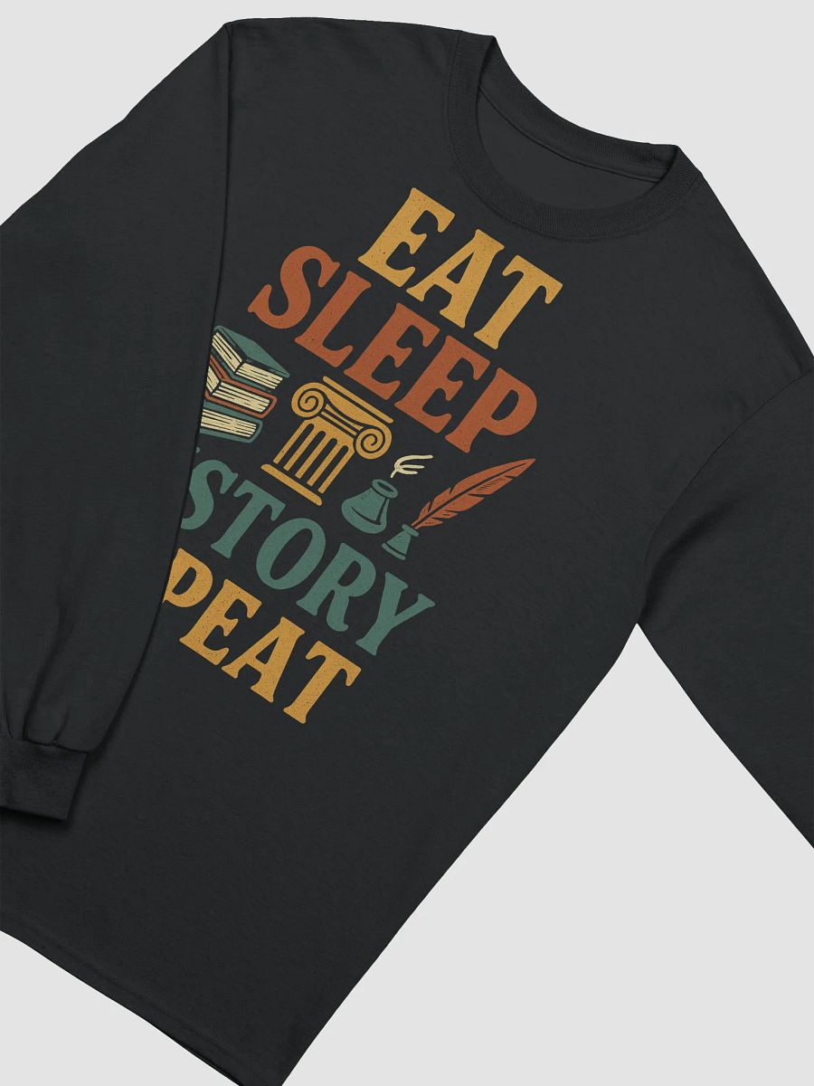 Eat Sleep History Repeat Long Sleeve – Funny Historian Shirt product image (20)