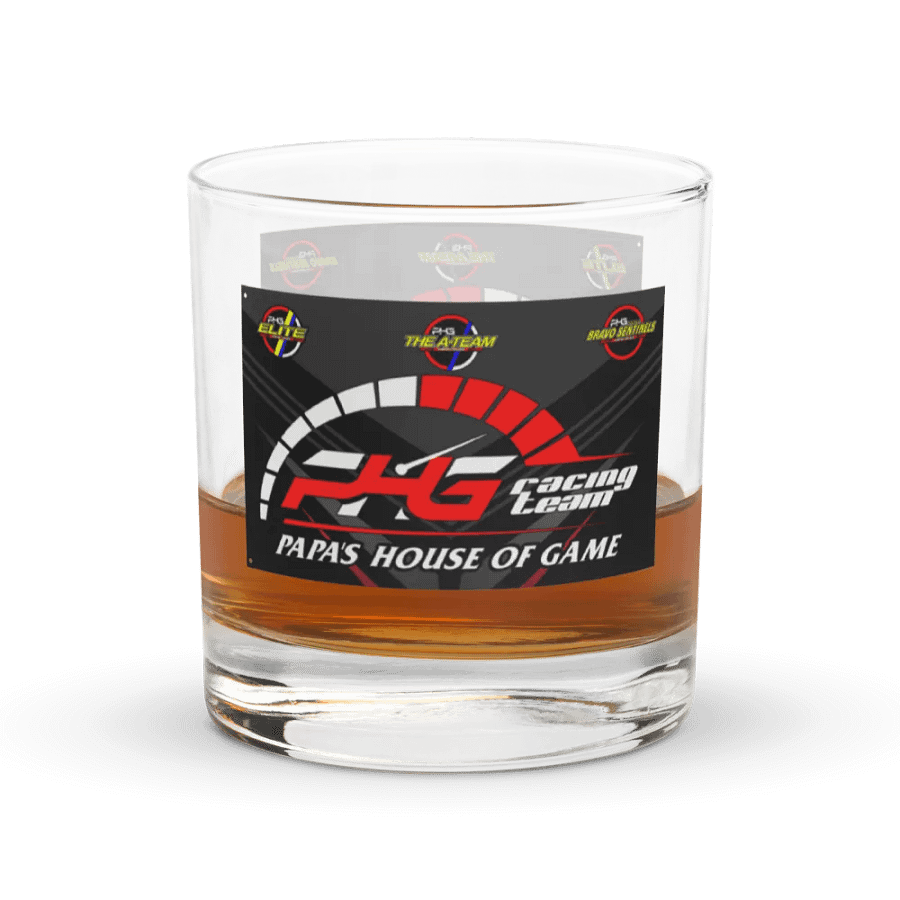 PHG Racing Team Rocks Glass product image (5)