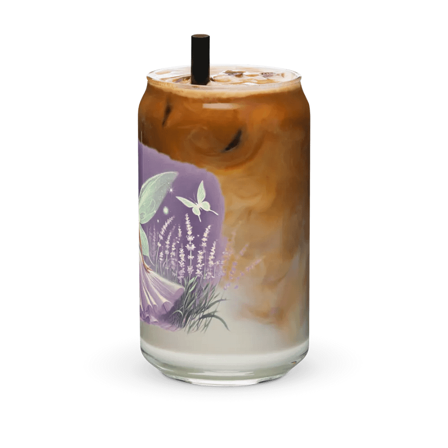 Lavender Fairy Can-Shaped Glass product image (42)