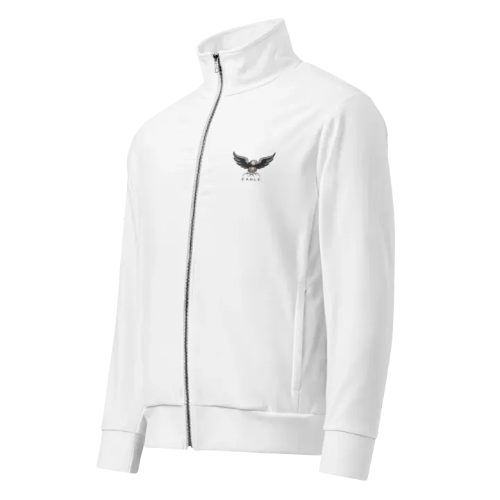 Eagle Soar White Recycled Unisex Track Jacket - Exclusive Design product image (1)