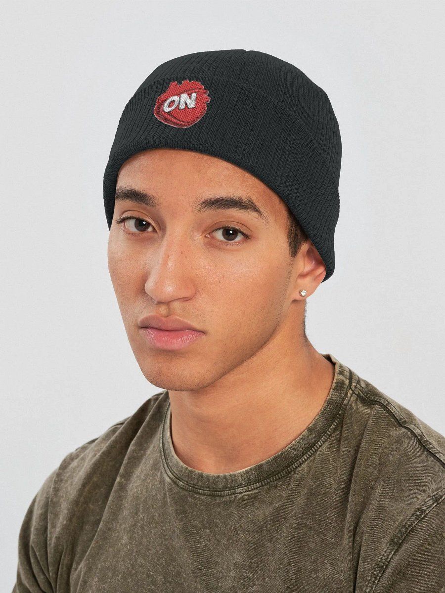 Heart On Ribbed Beanie product image (1)