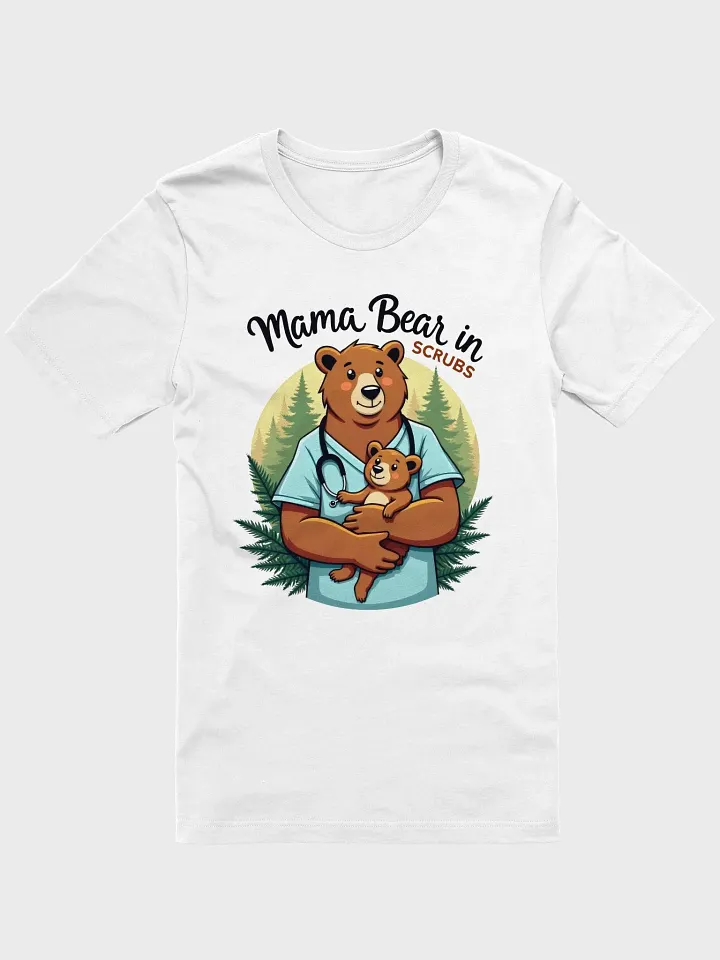 Mama Bear in Scrubs Graphic T-shirt product image (3)