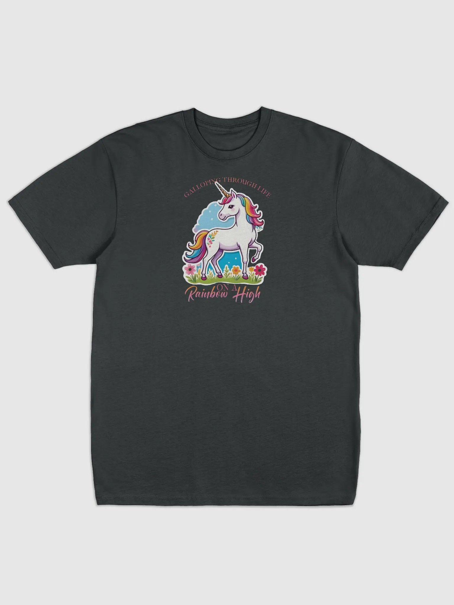 Rainbow Aura Fantasy Unicorn Tee product image (1)