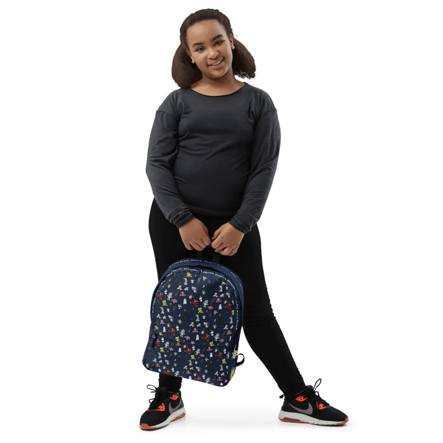 The KidTime StoryTime Character Backpack (Navy Blue) product image (9)